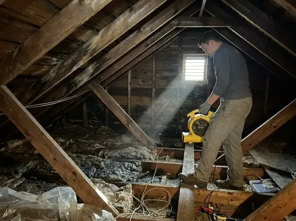 attic-water-damage-drying-proc-007 — frequently asked questions, Emergency Water Extraction & 24/7 Flood Response in Tamiami…